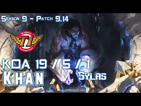 SKT T1 Khan SYLAS vs CORKI Top - Patch 9.14 KR Ranked