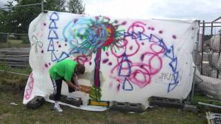 preview picture of video 'graffiti animation paintbomb'