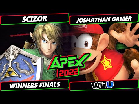 Apex 2022 Winners Finals - Scizor (Link) Vs. Joshathan Gamer (Diddy Kong) - Smash 4 Tournament