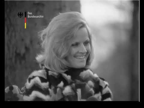 Heidi Brühl - Wochenschau zum Dreh des Immenhof-Films 1974