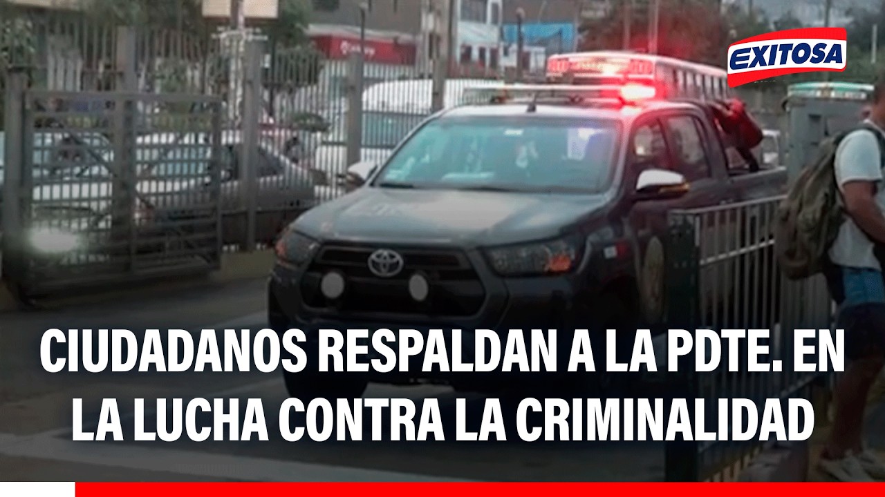 🔴🔵 Ciudadanos respaldan a la Pdte. Keiko Fujimori en la lucha contra la criminalidad