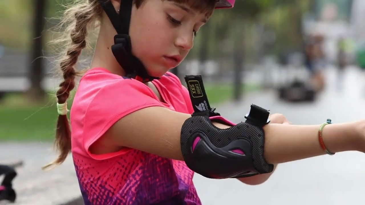 Ochraniacze dziecięce (na kolana, łokcie, nadgarstki) Rollerblade Skate Gear Junior Black