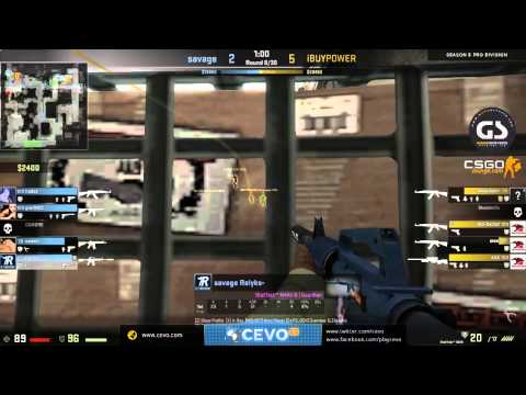 CEVO-Pro CS:GO Season 5: iBUYPOWER vs. Savage - Week 1:1 on de_dust2