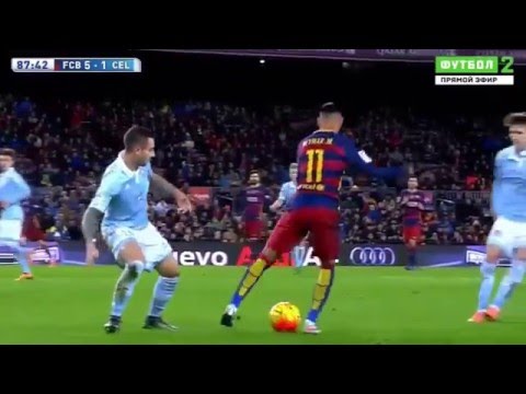 Neymar Amazing Skills   Barcelona vs Celta Vigo 6 1 La Liga 2016 HD