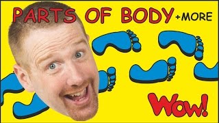 Body Parts + MORE Magic English Stories for Kids from Steve and Maggie by Wow English TV