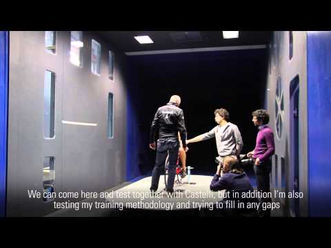 Wind-Tunnel testing with Alessandro Fabian