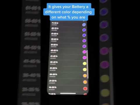 This Tweak is Called Color My Baterry #shorts #iphone