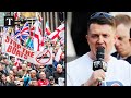 LIVE Tommy Robinson Leads Anti Immigration Protest In London