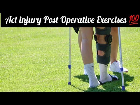 முழங்கால் ஜவு கிழிதல்#Acl injury💔 Post Operative Exercises 💯 #physiotherapy treatment #aclrecovery