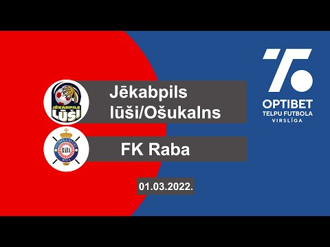 Jēkabpils lūši/Ošukalns - FK Raba [Optibet telpu futbola virslīga 21/22 Highlights]