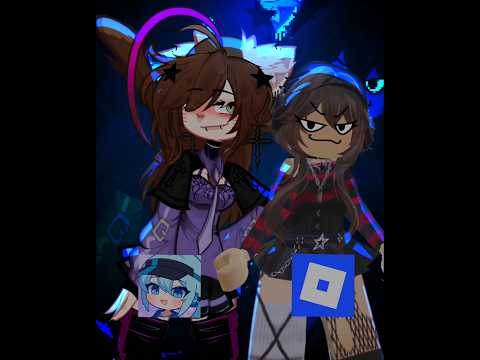 😱GACHA VS ROBLOX☠️✨️⁉️//CR:@yumezra & @Tomixity #gacha #shorts #meme #roblox #oc #lol #cat