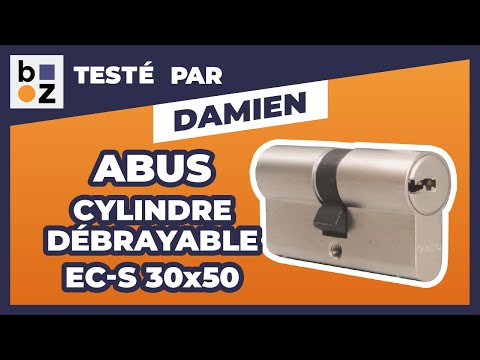Cylindre varié débrayable nickelé – EC-S ABUS