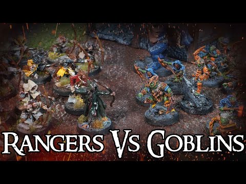 GOBLIN HORDE vs Rangers! ~ Middle Earth SBG Battle Report