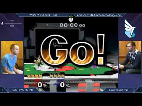 MMOM165 SSBM - GWM420 (Default Fox) vs. Liquid' Crunch (Blue Fox) - Melee WQF