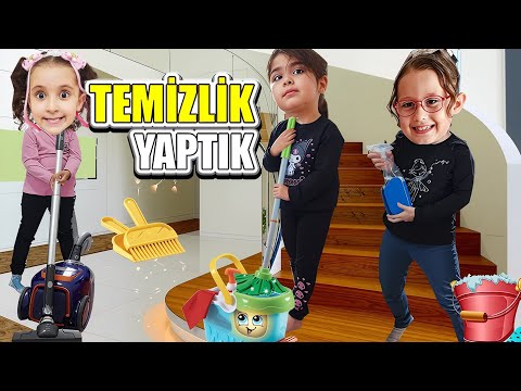 Bahar, Banu, Alya, and Zeynep and I cleaned our grandmother's house!! How did it turn out?!