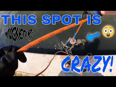 Criminal dumping ground found magnet fishing!! #magnetfishing