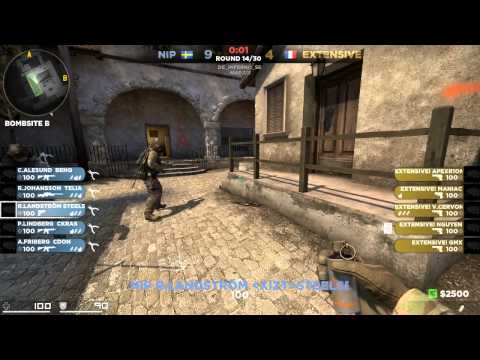 EH AMD Sapphire Invitational - NiP vs. eXtensive de_inferno_se