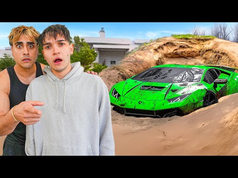We FOUND a Lamborghini Buried in our Backyard!