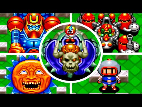Super Bomberman 2 - All Bosses (No Damage)