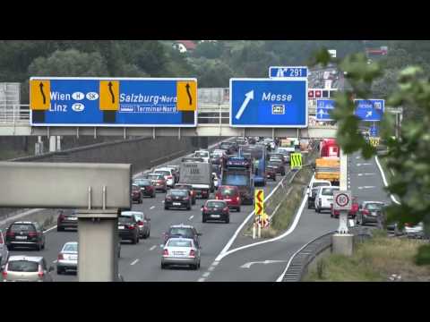 A1: Mega-Stau bei Salzburg-Mitte