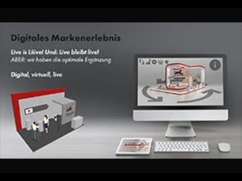 Als moderner Dienstleister machen wir ihr Markenerlebnis auch außerhalb der Messehallen möglich mit unserer virtuellen Markenwelt.