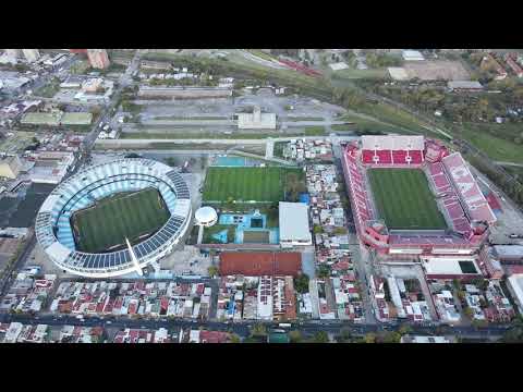 El clásico de Avellaneda dividido por 300 metros - Drone en Racing e Independiente