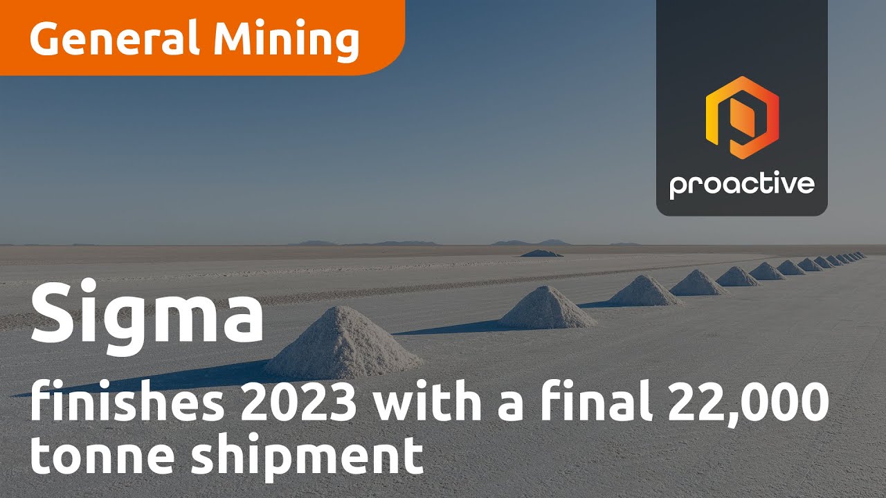 Sigma finishes 2023 with a final 22,000 tonne shipment of Quintuple Zero Green Lithium concentrate