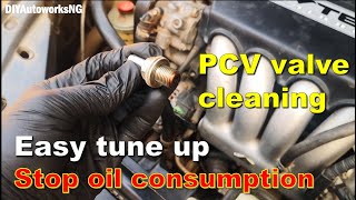 Cleaning PCV valve (replacement of PCV valve): Easy car engine tune up