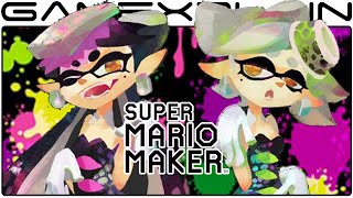 Squid Sisters vs. Bloopers Event Course Playthrough + Costume Tour - Super Mario Maker