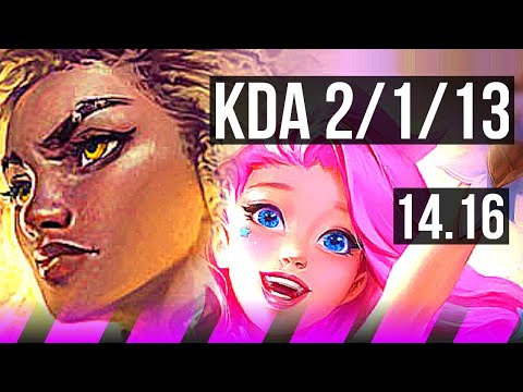 RELL & Ezreal vs SERAPHINE & Zeri (SUP) | 2/1/13, Rank 14 Rell | EUW Challenger | 14.16