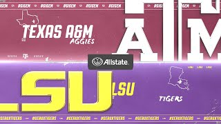 NCAA College Football 26 - Texas A&M Aggies Vs LSU Tigers PS5 Simulation Week 9 (Updated Rosters)