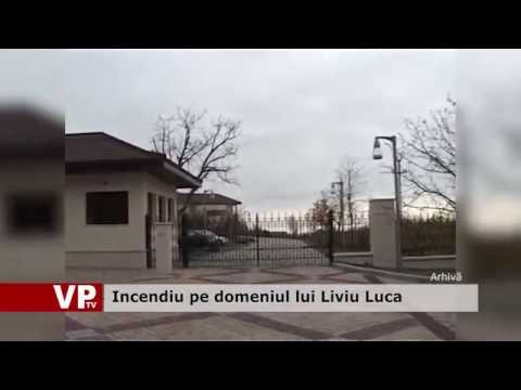 Incendiu pe domeniul lui Liviu Luca