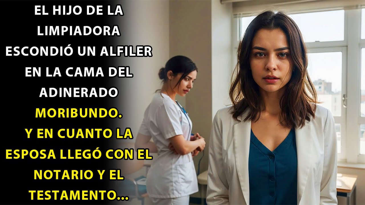 EL HIJO DEL EMPLEADO DE LA LIMPIEZA ESCONDIÓ UN ALFILER EN LA CAMA DEL MILLONARIO. UNA CONSPIRACIÓN