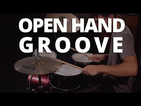 The Coolest Open Hand Groove Around - Quick Drum Lesson