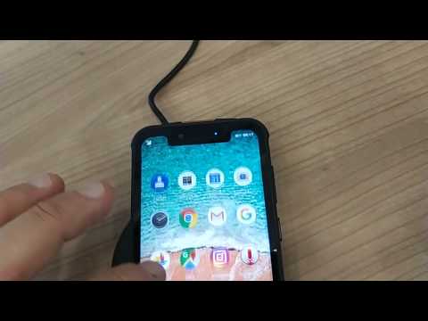 Choetech T528-S Black Panda Fast Wireless Qi Charging Pad tested on Ulefone Armor 5