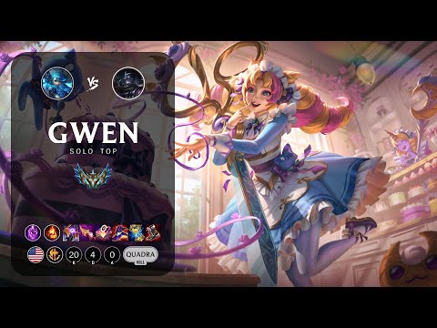 Gwen Top vs Shen - NA Challenger Patch 13.3
