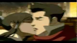 Mako and Korra kiss clip.