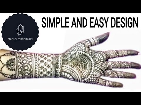 Unique Full Hand Mehndi Design 2021 || By MMA Manshi