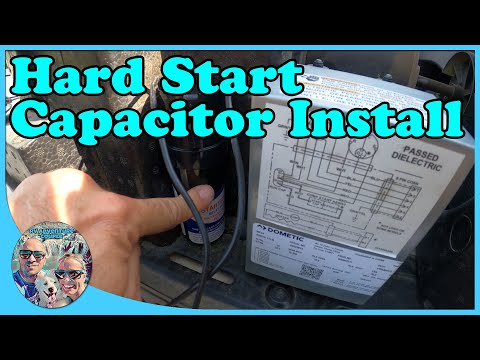 RV AC Hard Start Capacitor Install Instructions