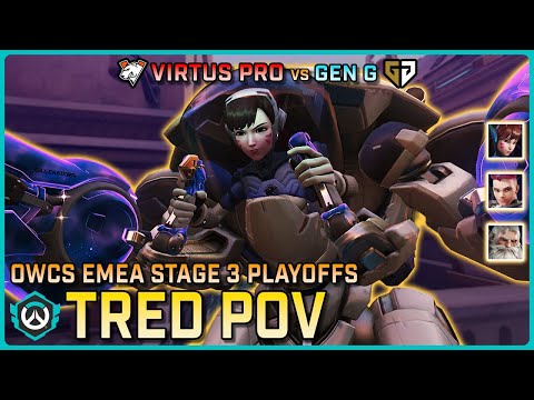 [ Tred ] INSANE Space Creation | Virtus Pro vs Gen G | OWCS EMEA Stage 3 Playoffs