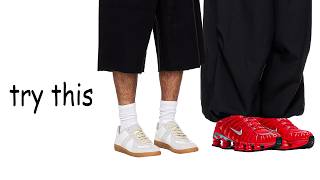 YOU'RE STYLING SNEAKERS WRONG