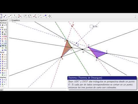 Teorema de Desargues / Clase 24