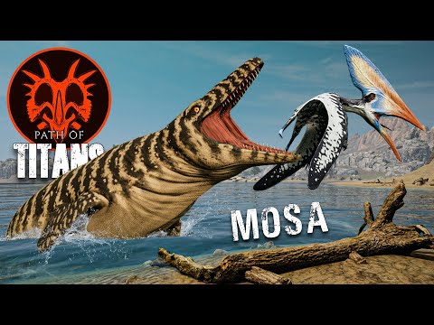 TÖDLICHE KILLERMASCHINE! 🩸☠️ Der MOSASAURUS rammt seine Gegner mit VOLLER WUCHT! - Path of Titans
