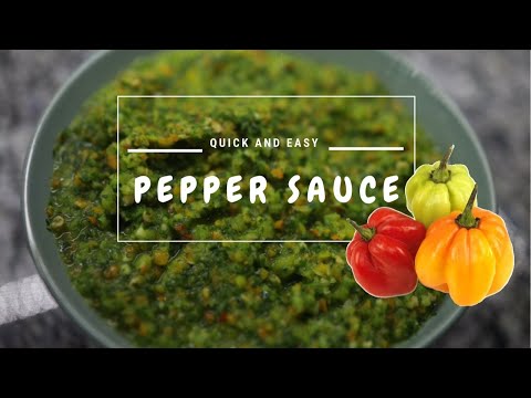 Pepper Sauce in 1 Minute | Basic Pepper Sauce Recipe