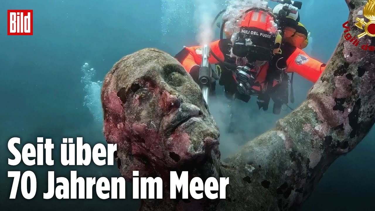 Camogli, Italien: Taucher treffen Unterwasser-Jesus