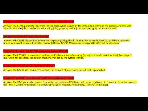 JCL JOB Card Tutorial for Beginners: Structure and Usage