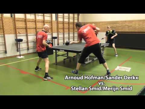 TTV Delta Impuls 1 - TTV Appelscha 1 (Noordelijke 1e divisie, 11-03-2016)