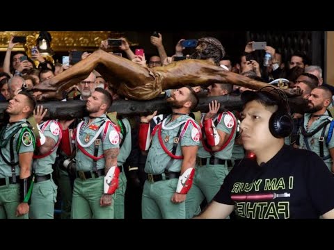 🇲🇽 Mexicano reacciona a Legionarios cantando el novio de la muerte en Málaga - España 🇪🇸