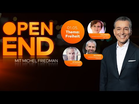 OPEN END: Michel Friedman spricht über Freiheit mit Katja Kipping, Boris Palmer und Ulf Poschardt