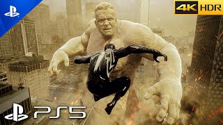 (PS5) Spider-Man 2 Venom Vs Sandman Full Boss Fight | ULTRA Realistic Graphics Gameplay[4K 60FPSHDR]